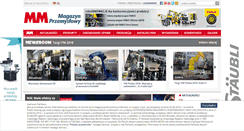 Desktop Screenshot of magazynprzemyslowy.pl